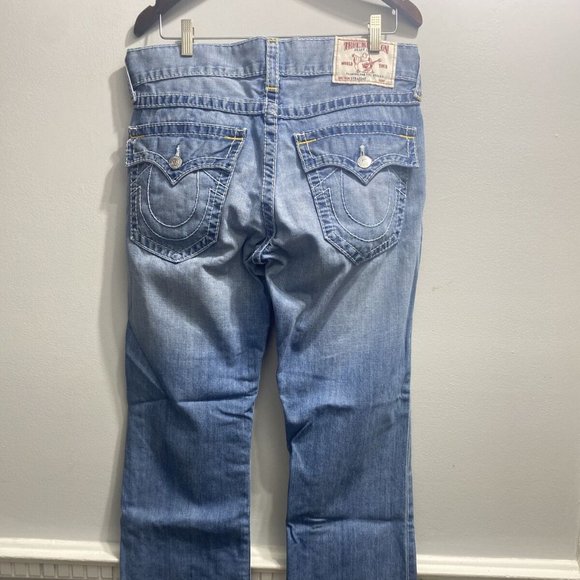 True Religion World Tour Straight Flap Pocket Jeans sz 32 - Picture 1 of 5